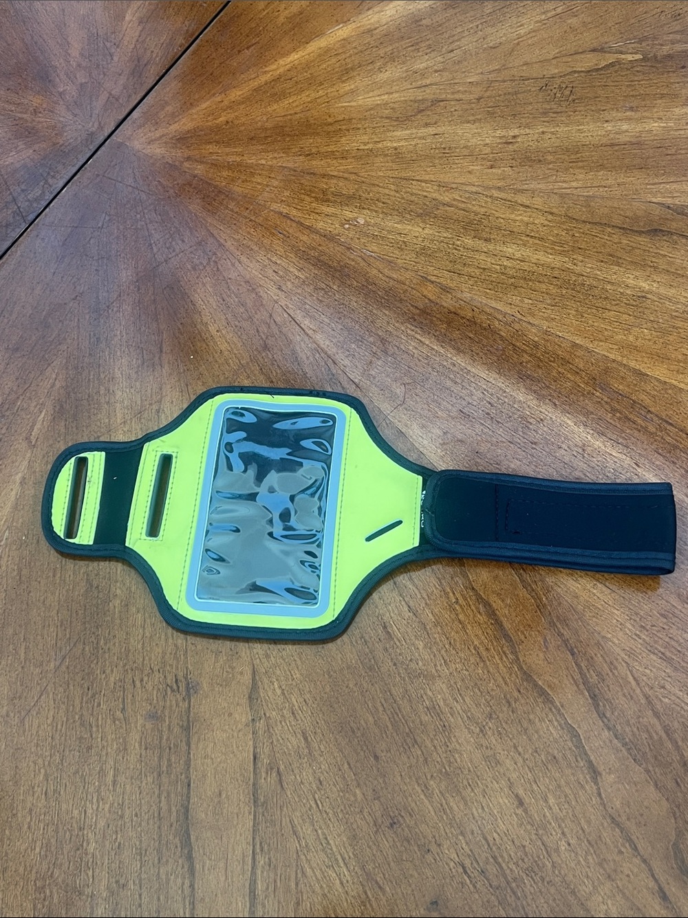 Neon Yellow Reflective Phone Armband